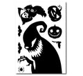 Pegatina de Monstruo oscuro de vinilo de 20x30 cm
