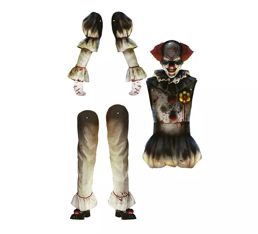 Pegatina de Payaso Tenebroso de 180 cm