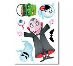 Comic Vampire Vinyl Sticker 20x30cm