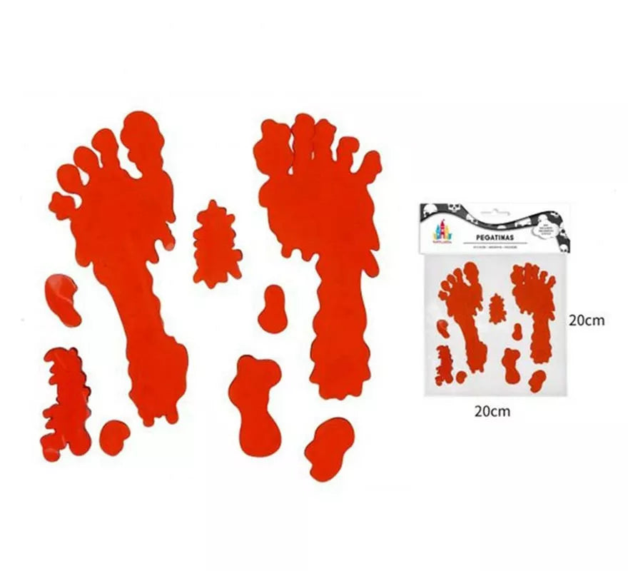 Pegatina Gel Huellas sangre