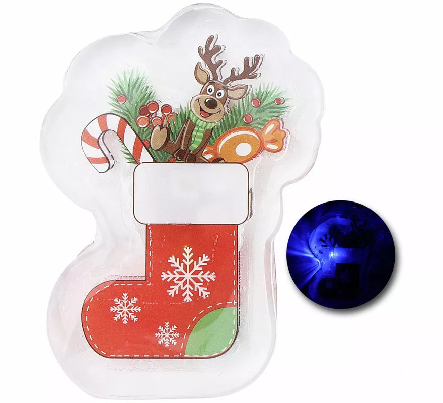 Translation missing: en.Pegatina Gel Led Calcetín Navidad de 10x15 cm