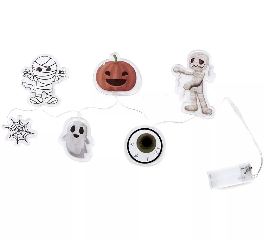 Pegatina Gel Led Figuritas Halloween