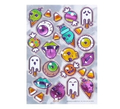 Halloween Cartoons Sticker 13.8x20.3 cm