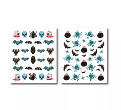 Halloween Nail Sticker in assorted models of 5.2x6.2 cm