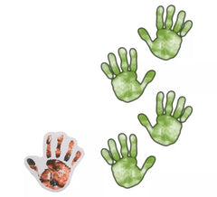 Bloody Hand PVC Stickers 18x21 cm