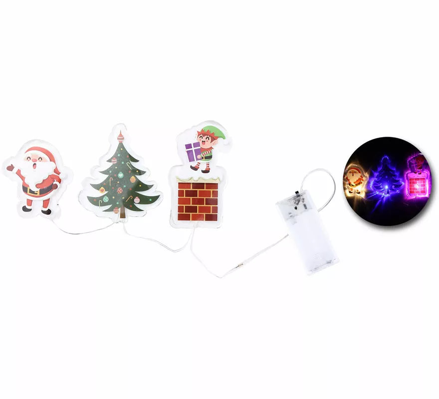 Translation missing: en.Pegatinas Gel Led 3 Figuritas Chimenea de 15x30 cm