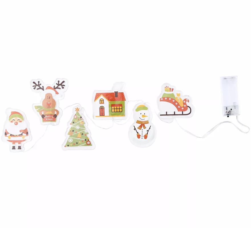 Translation missing: en.Pegatinas Gel Led 6 Figuritas Navideñas de 15x35 cm