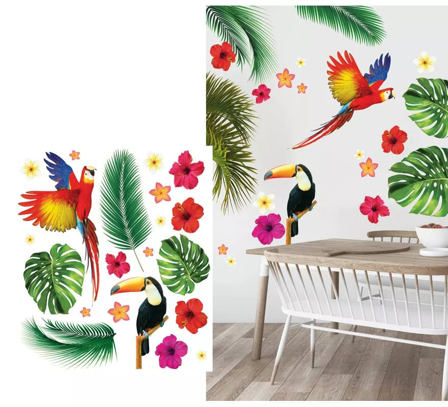 Translation missing: en.Pegatinas Tropical para pared de 70x80 cm