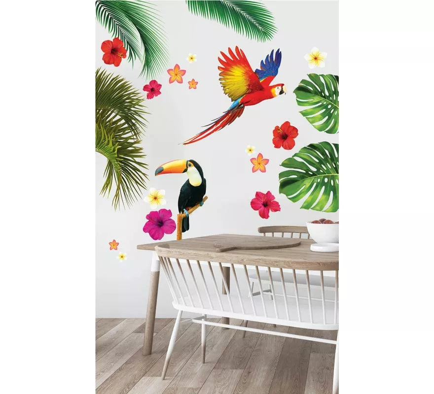 Pegatinas Tropical para pared de 70x80 cm