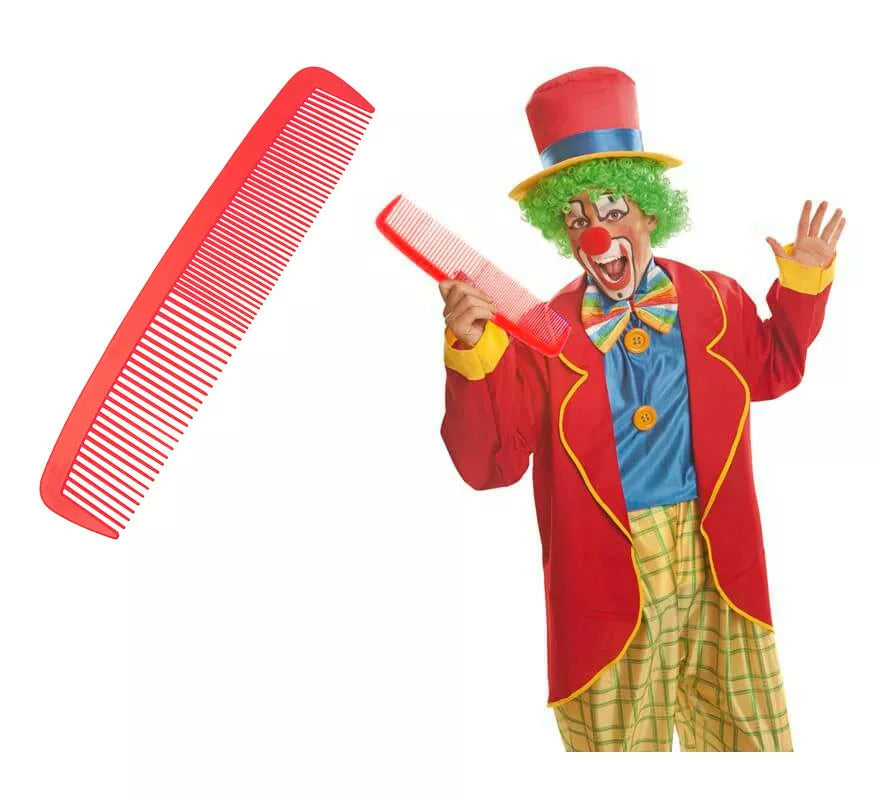 Translation missing: en.Peine de Payaso gigante de 36 cm rojo