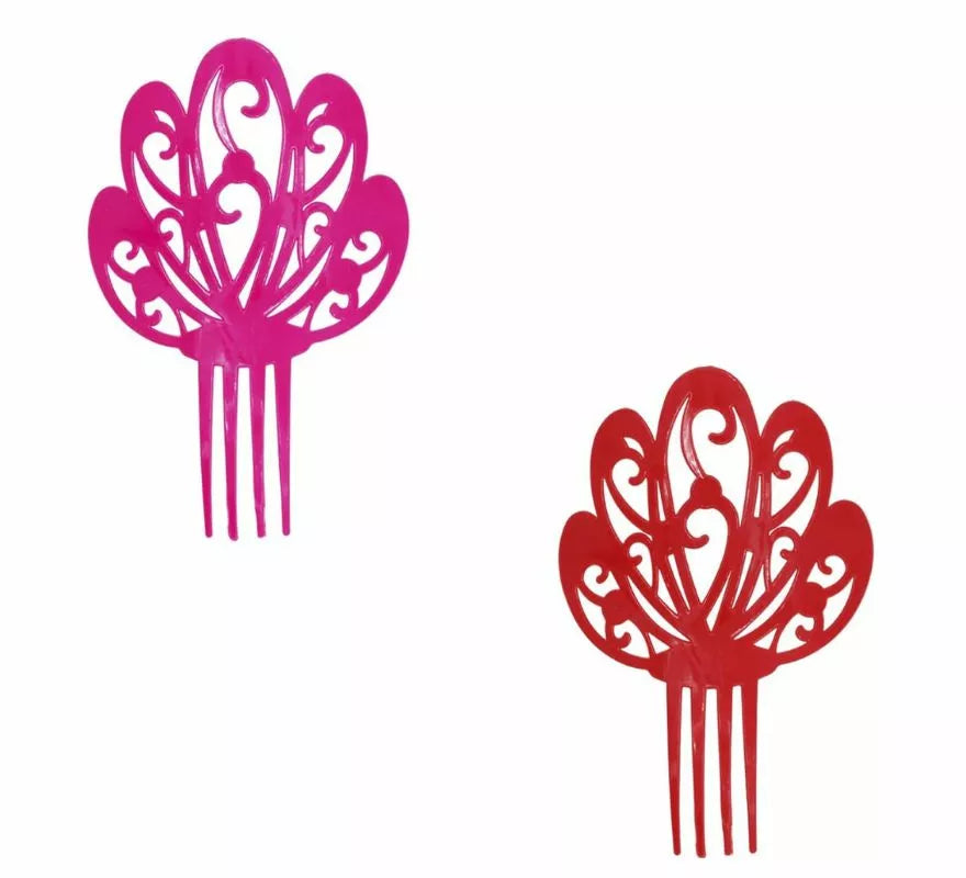Translation missing: en.Peineta de Sevillana Flor de 19 cm en varios colores