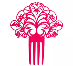 Sevillian fan-shaped comb in various colors