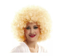 Peluca Afro Años 70 rubia