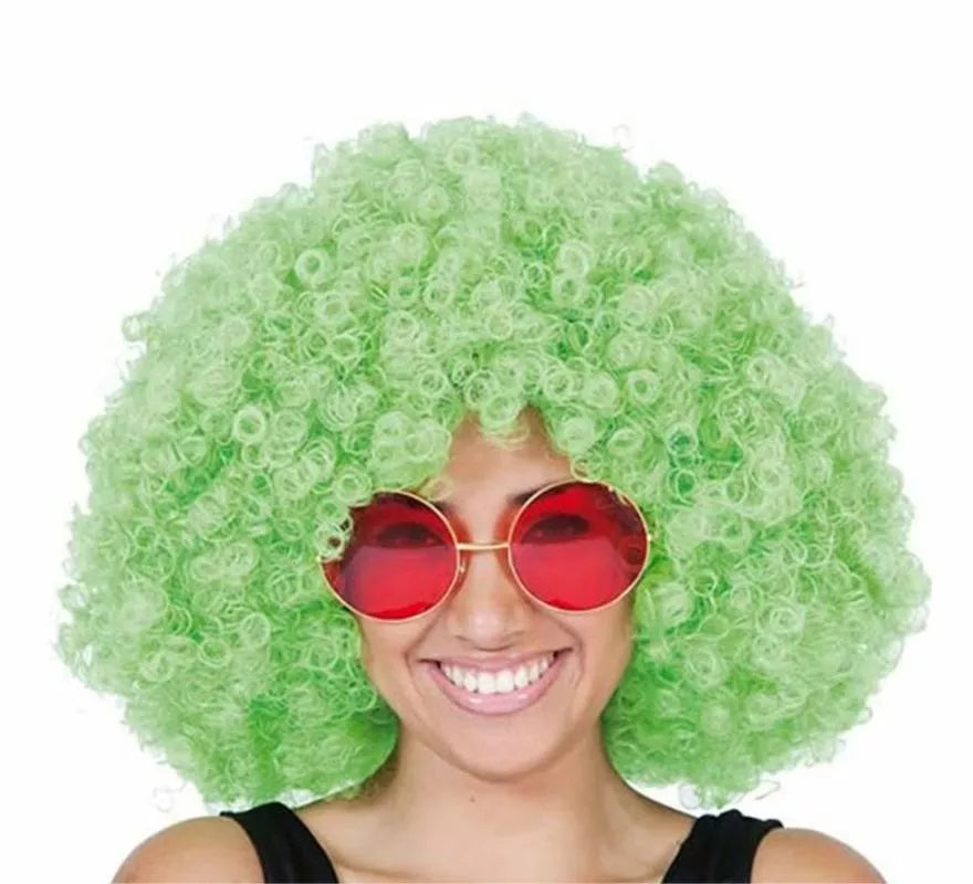 Peluca Afro Extra grande en varios colores