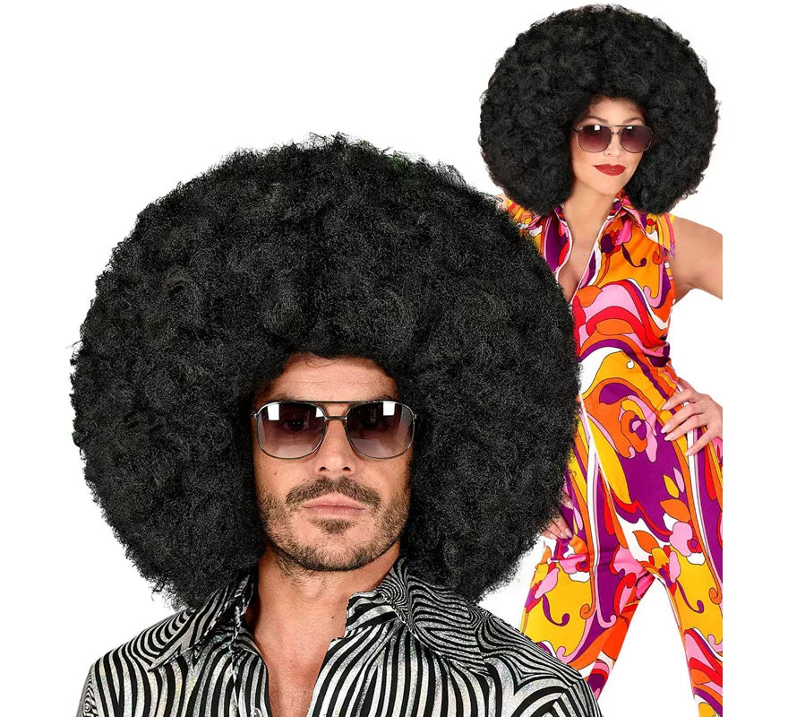 Translation missing: en.Peluca Afro Gigante en varios colores en caja