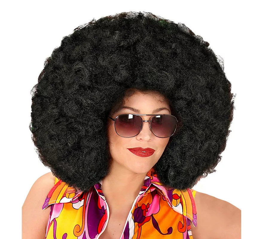 Translation missing: en.Peluca Afro Gigante en varios colores en caja