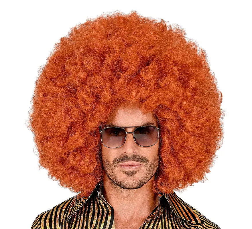 Peluca Afro Gigante en varios colores en caja