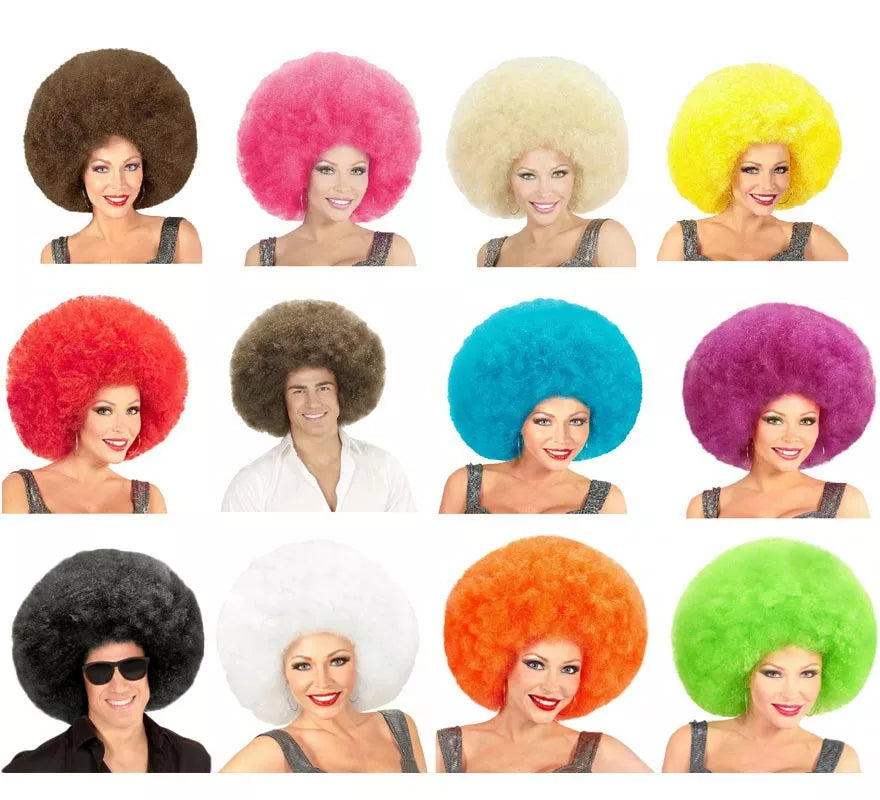 Translation missing: en.Peluca Afro Sobredimensionada en varios colores de alta calidad