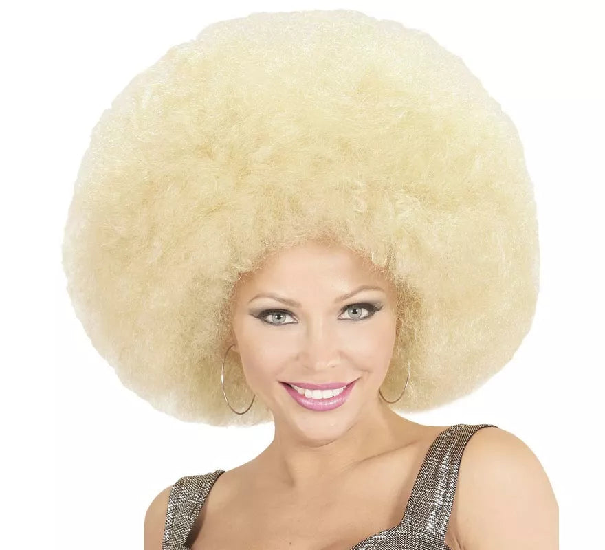 Peluca Afro Sobredimensionada en varios colores de alta calidad