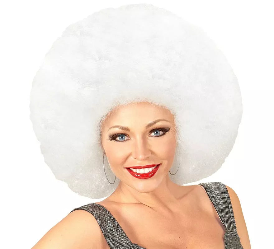 Peluca Afro Sobredimensionada en varios colores de alta calidad
