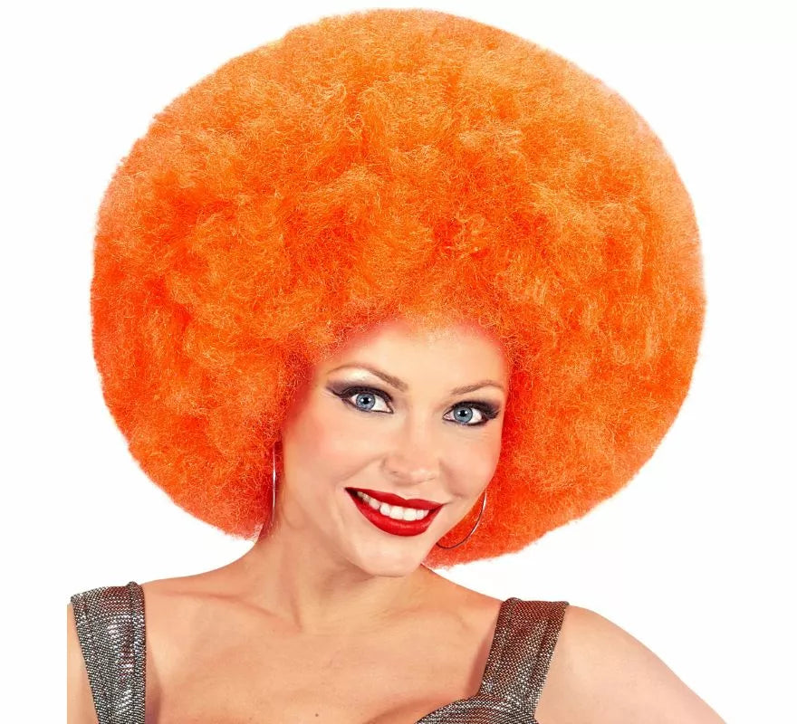 Peluca Afro Sobredimensionada en varios colores de alta calidad