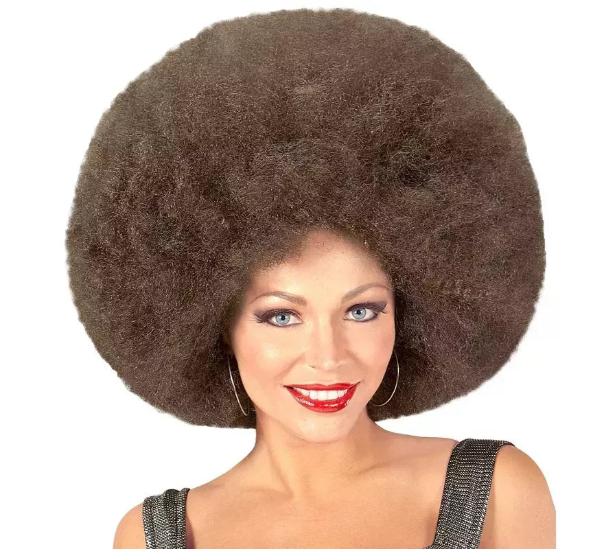 Peluca Afro Sobredimensionada en varios colores de alta calidad