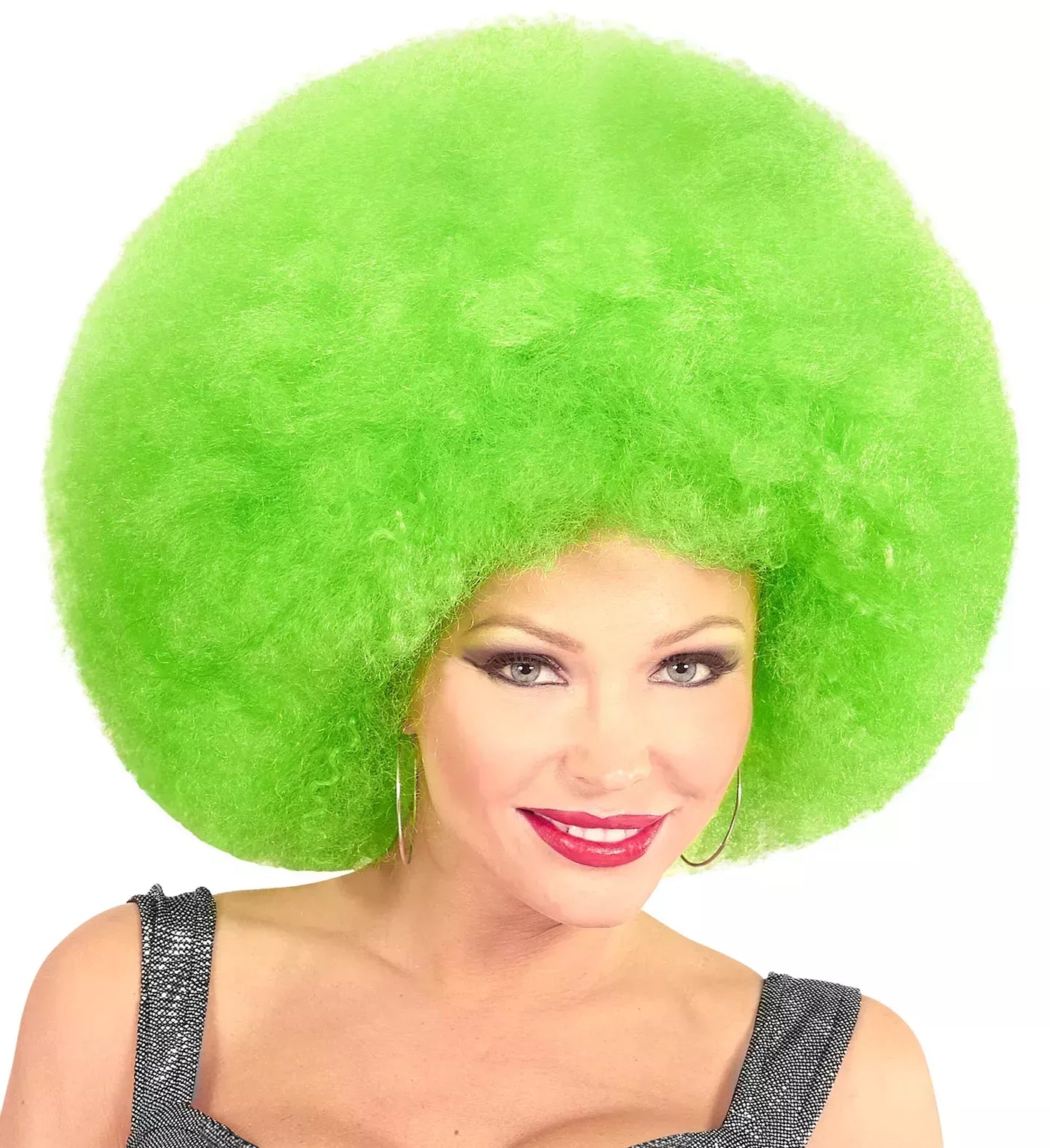 Peluca Afro Sobredimensionada en varios colores de alta calidad