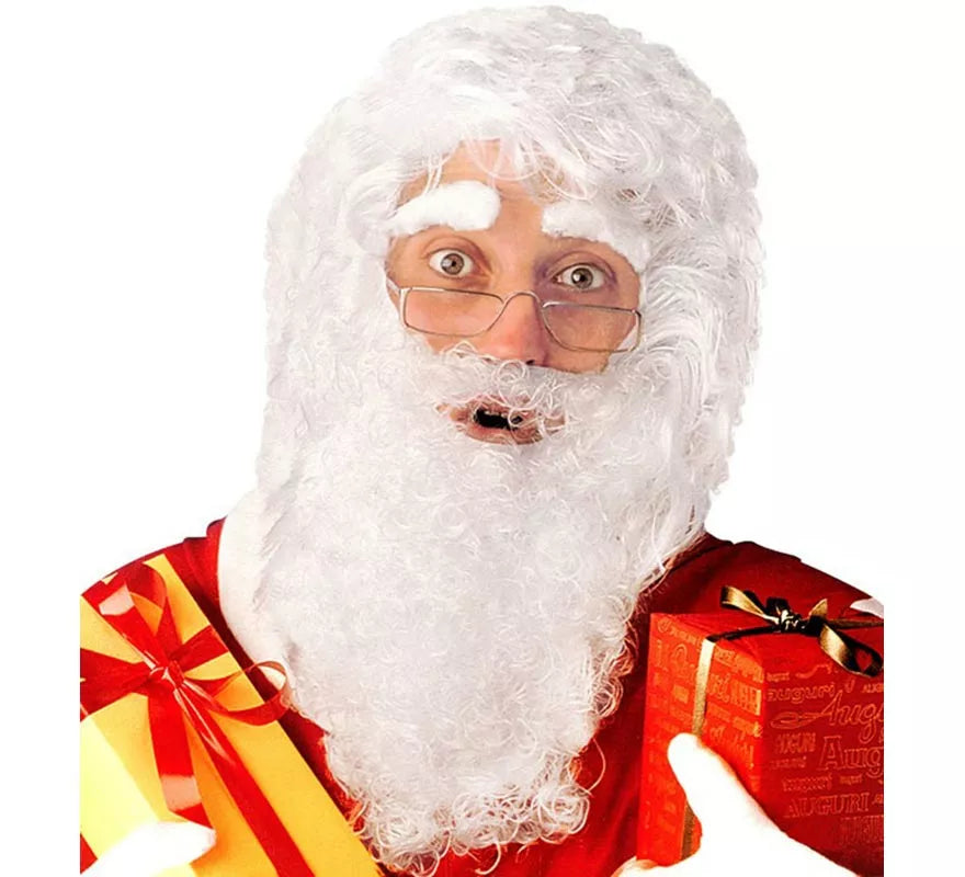 Translation missing: en.Peluca, Barba, Bigote y Cejas de Papá Noel