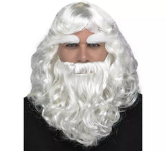 Santa Claus Wig, Beard and Eyebrows