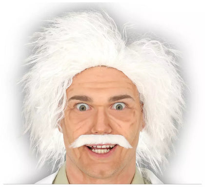 Peluca Blanca de Sabio Loco