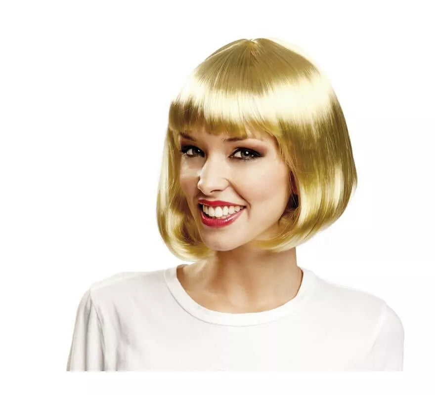 Translation missing: en.Peluca Cabaret rubia con flequillo