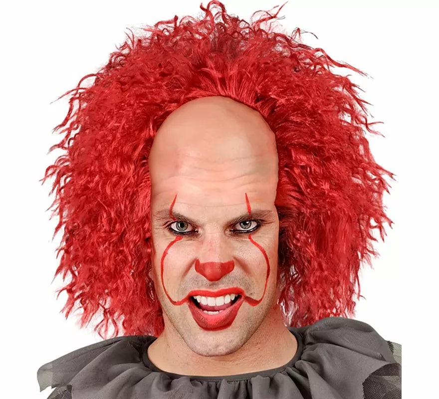 Translation missing: en.Peluca con Calva de Payaso Aterrador