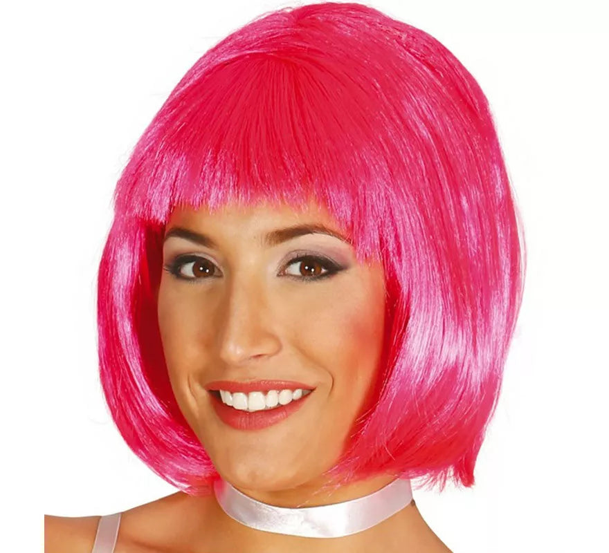 Peluca Corta con Flequillo en varios colores