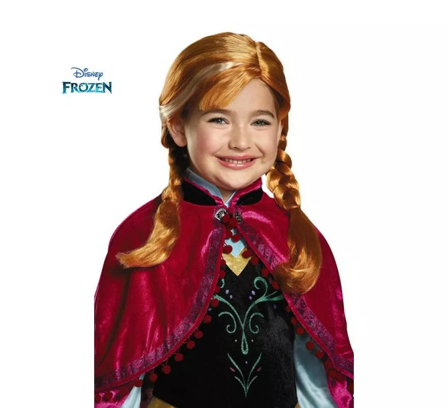Translation missing: en.Peluca de Anna Frozen Disney infantil
