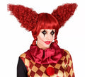 Peluca de Arlequina roja