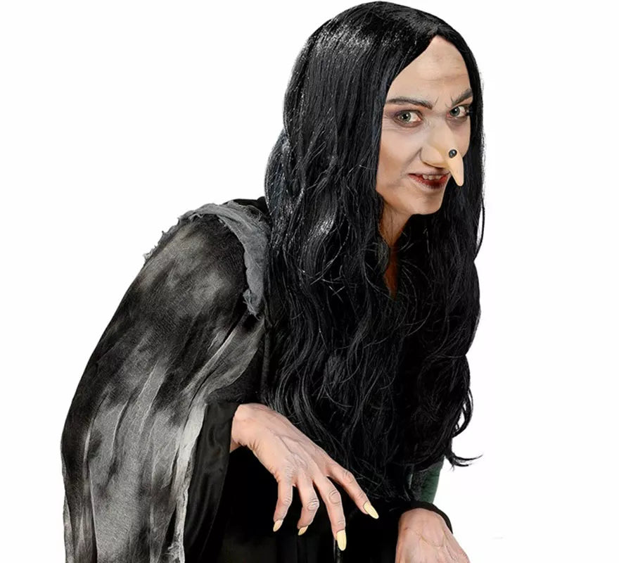 Peluca de Bruja Amelia negra