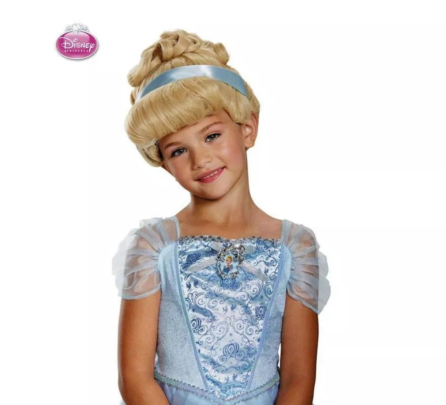 Translation missing: en.Peluca de Cenicienta Disney Deluxe infantil