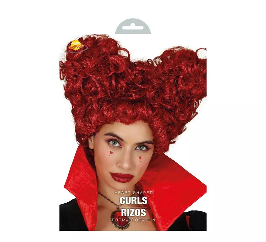 Peluca de Corazón Pelirroja