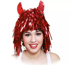 Devil wig with horns