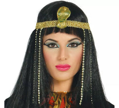 Black straight Egyptian wig