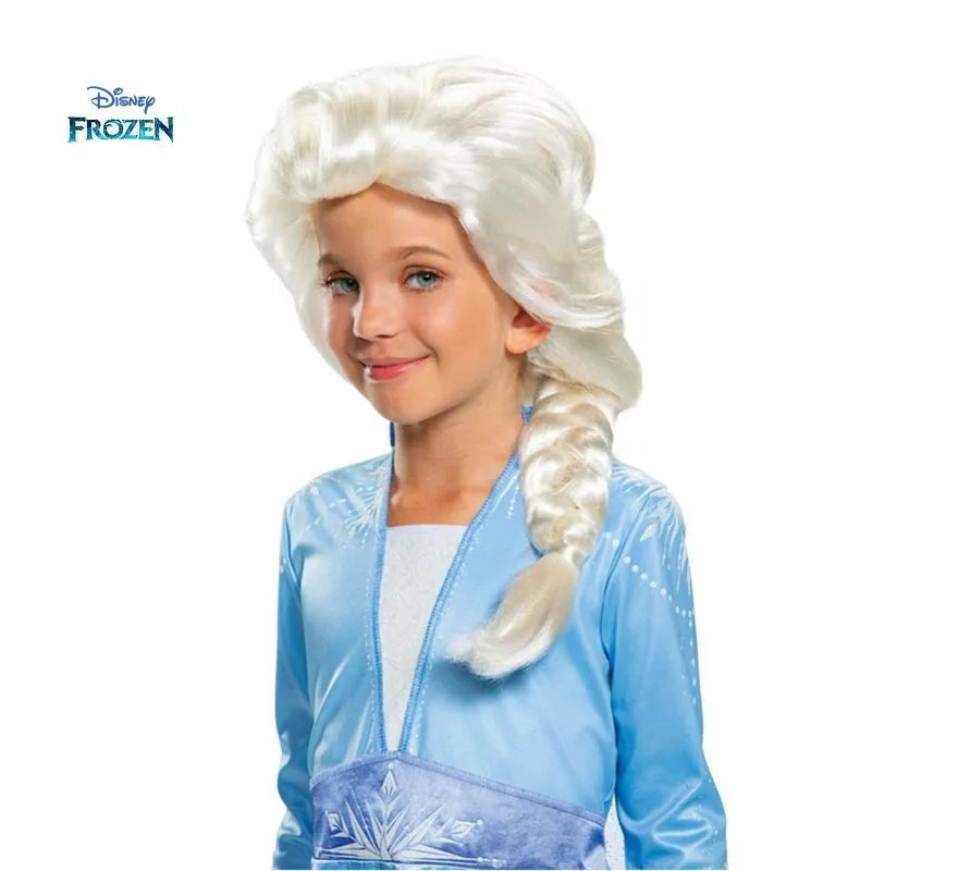 Translation missing: pt-PT.Peluca de Elsa Frozen 2 Disney infantil