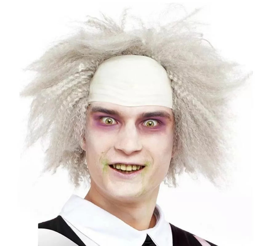 Peluca de Fantasma semi calvo adulto