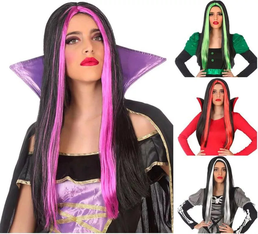 Translation missing: en.Peluca de Halloween Lisa en varios colores