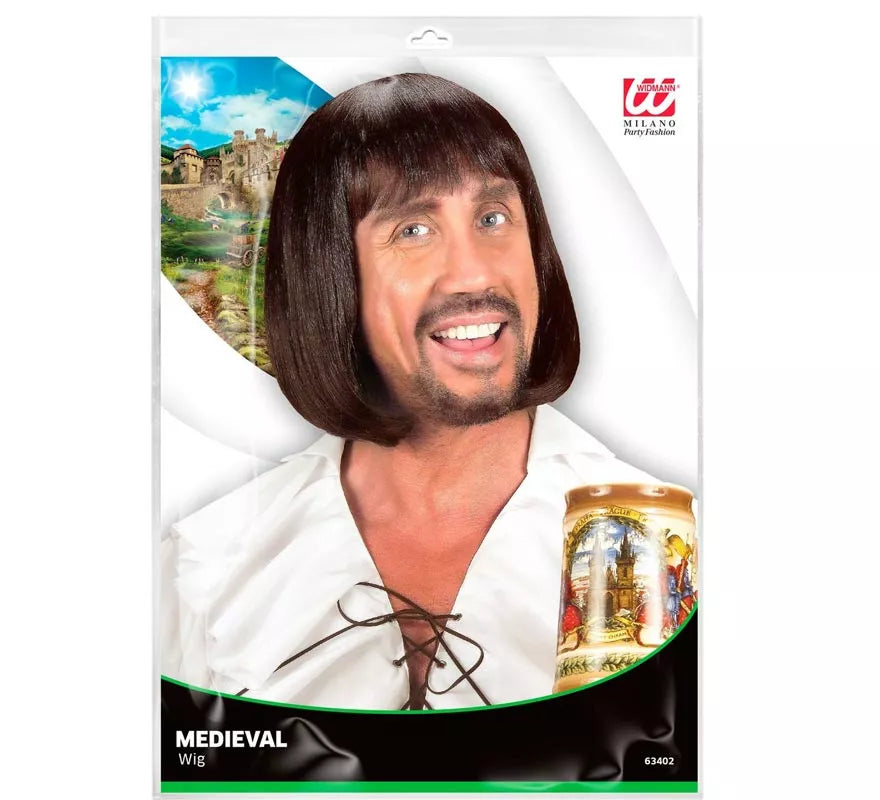 Translation missing: en.Peluca de Hombre Medieval en varios colores adulto