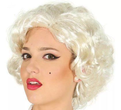 Peluca de Icono de Hollywood Rubia