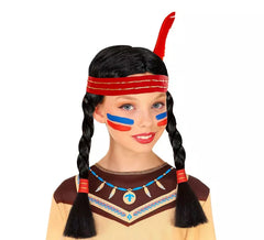 Braided Native Indian Wig for Girls