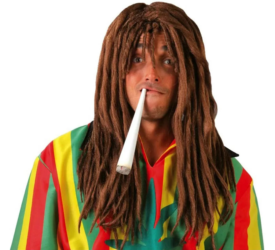 Translation missing: en.Peluca de Jamaicano Rastafari marrón con rastas