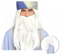 Peluca de Mago con Barba larga adulto