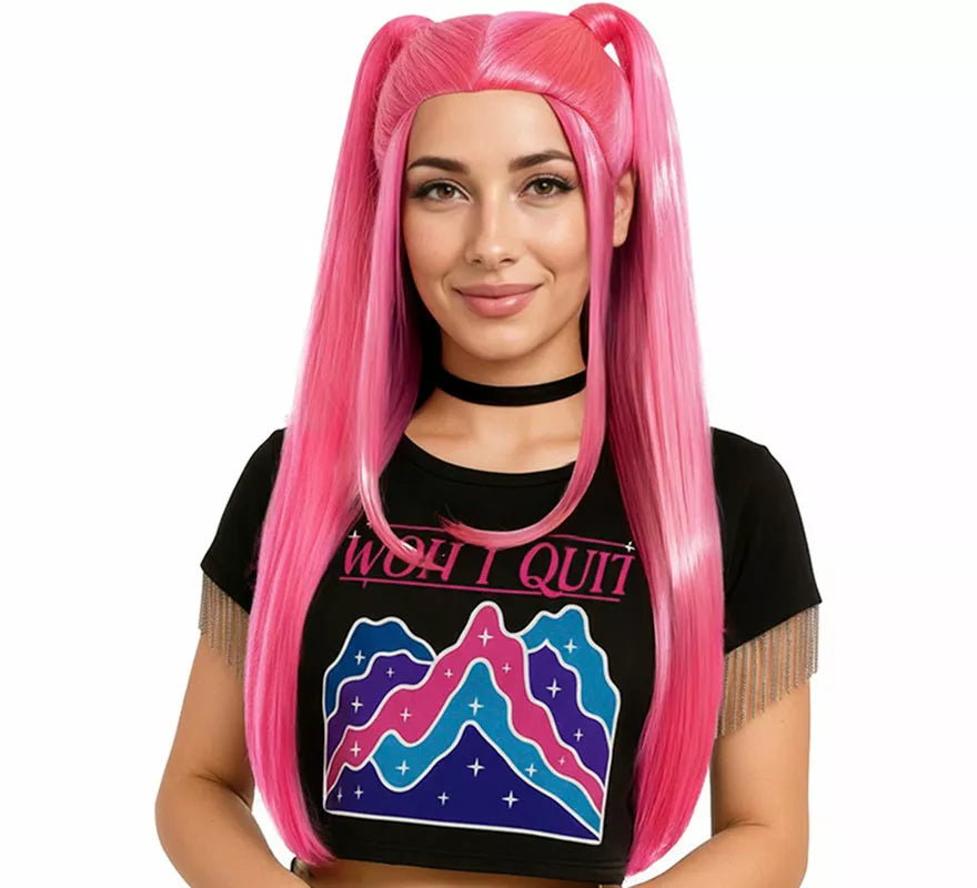 Peluca de Mira Cazadora K-Pop