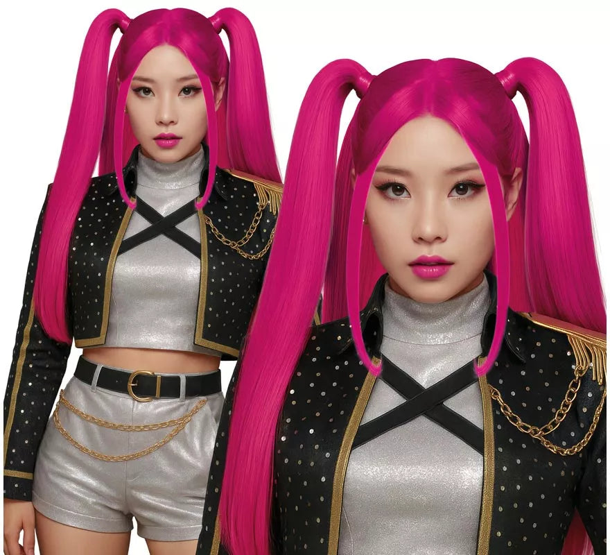 Translation missing: en.Peluca rosa de Cantante K-Pop